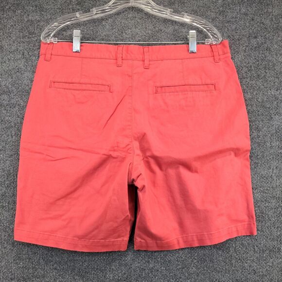 Merona Womens Chino Shorts Pink Size 34 Slash Pockets Cotton Blend - Picture 3 of 10